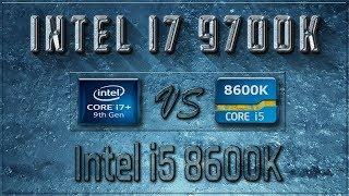 Intel i7 9700K vs i5 8600K Benchmarks  Test Review  Comparison  Gaming  10 Tests