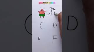How to draw simple something from Letters #drawing #draw #painting I Chill how to draw