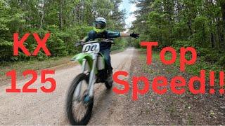 KX 125 Top Speed