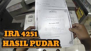 MESIN IRA 4251 HASIL PUDAR