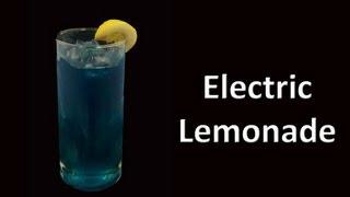 Electric Lemonade Cocktail Drink Recipe HD