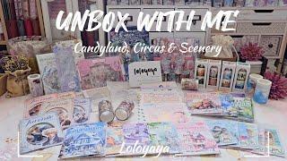 ASMR Unboxing  Stationery Haul ft @loloyayastationery