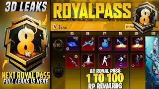 A8 Royal Pass 1 To 100 RP 3D Leaks Is Here  Upgrade Gun & Free Vehicle Skin  PUBGM