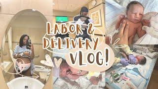 Labor & Delivery Vlog  No Epidural Natural Birth at 37 Weeks  PRANK GONE WRONG 🫣