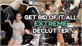 THROWING EVERYTHING OUT IN 2024  Decluttering Organizing & Cleaning Whole House Declutter