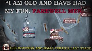 USS Houston and HMAS Perth Heroic Last Stand of the Allied Cruisers 1942 Documentary