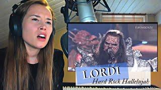 Finnish Vocal Coach Reacts LORDI - HARD ROCK HALLELUJAH Eurovision 2006 Winner CC