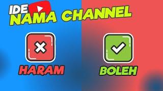 TIPS CARI NAMA CHANNEL YOUTUBE - Yang Boleh Dipakai & Yang Dilarang - Belajar Youtube Pemula