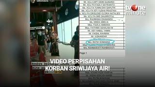 Video korban pesawat sriwijaya sebelum berangkat