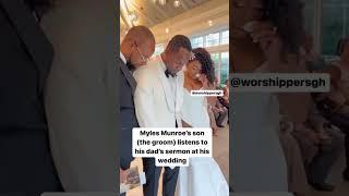 Myles Munroe Jr Plays His Late Fathers Sermon At His Wedding