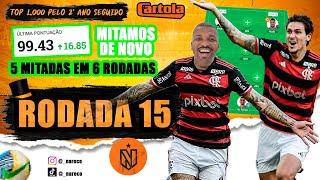 TOP5 DA LIGA DOS YOUTUBERS 2023 - MÉDIA +80pts POR RODADA EM 2 ANOS  TOP1.000 NACIONAL PELO 2º ANO