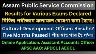 APSC Recruitment  Online Application  Examinations  Results