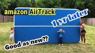 Gymnastics Air Track Review one year later  HappyBuy AirTrack review - cheap amazon air track