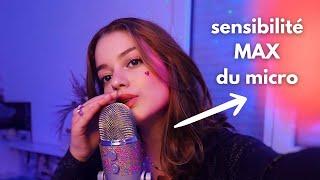 ASMR  On augmente la sensibilité du micro jusquà 100% pour la première fois  cest wow