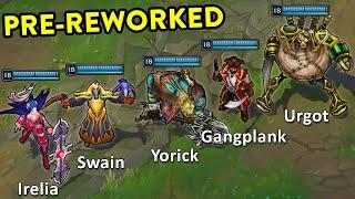 A Trip Down Memory Lane... REWORKED CHAMPIONS MONTAGE League of Legends
