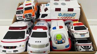 Mini Car Dispatch of Ambulances in a Mini Slope Running with Siren Sounding It’s an Emergency