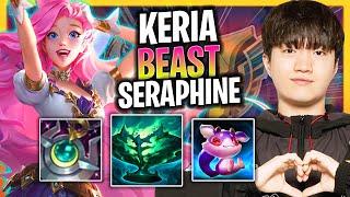 KERIA IS A BEAST WITH SERAPHINE SUPPORT  T1 Keria Plays Seraphine Support vs Zyra  Season 2024