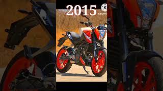 Evolution of KTM DUKE 200 2013 - 2023