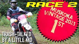 I CRASHED and I WON   I ACTUALLY WON  MUSKOKA VINTAGE 2023 - RACE 2