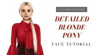 DETAILED BLONDE PONY - AMAZING WIG?  Stardoll Wig tutorial  LanaDelChanel.