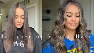 BALAYAGE ON VIRGIN HAIR  Foliage  Dimensional Balayage