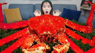 Mukbang ASMR 4.2KG Giant King Crab  in Korean Fish Market Eatingshow Ssoyoung