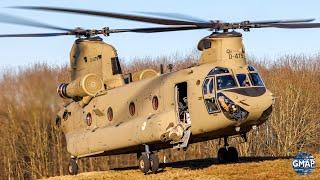 4K CH-47 Chinook at slopes south #helicopter #military #army #aviation