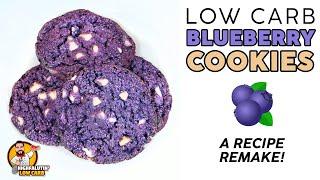 Low Carb BLUEBERRY COOKIES 🫐 VIRAL Keto Cookie Recipe