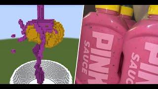 Pink Sauce in Minecraft 3D Animation