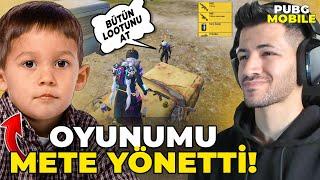 6 YAŞINDAKİ METE OYUNUMU YÖNETİYOR 1.BÖLÜM  PUBG MOBILE