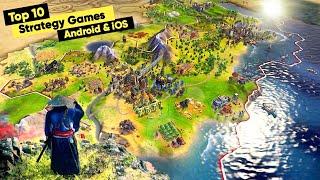 Top 10 STRATEGY GAMES FOR Android & iOS  Top 10 New RTS Games 2023