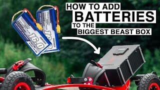 HOW TO ADD BATTERYS TO THE BIGGEST BEAST BOX