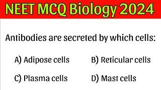 NEET MCQ Biology  PART 07 Neet Mcq Questions   Neet MCQ  Neet 2024