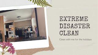 Lazy Mom cleans her kitchen  EXTREME DISASTER CLEAN WITH ME  KITCHEN CLEANING