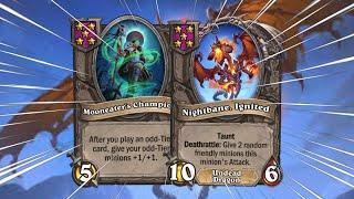 MOON EATER WORKS WITH NIGHTBANE NOW?  Hearthstone Battlegrounds