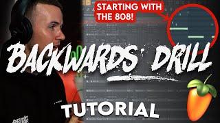 MAKING A UK DRILL BEAT BACKWARDS With Stock Plugins - FL Studio 20