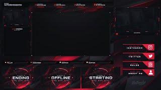 STREAM OVERLAY TEMPLATE DOWNLOAD 2020 - VARIOUS COLORS