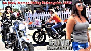 2021 Daytona Bike Week So Many Women Riding Motorcycles Harley-Davidson and More