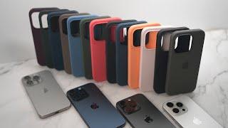 Every iPhone 15 SiliconeWoven Cases on All iPhone 15 Pro Colors