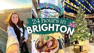 BRIGHTON VLOG  best food spots solo shopping beach walk YouTube event + Harbour Hotel & Spa 