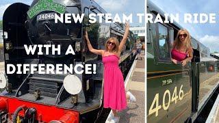 VINTAGE STEAM TRAIN WITH A DIFFERENCE - NEW GARDEN OF ENGLAND LUNCH TOUR with Pullman-style dining