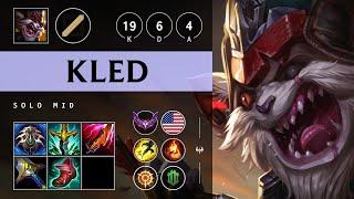 Kled Mid vs Tristana Triple Kill Legendary - NA Master Patch 14.16