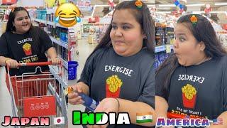 Subscribe @AarnaBhadoriya channel  Watch Till End  India vs Japan vs USA  #shorts #funny