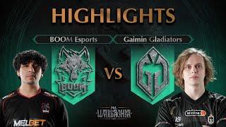 WINNER TO PLAYOFFS Gaimin Gladiators vs BOOM Esports - HIGHLIGHTS - PGL Wallachia S1 l DOTA2