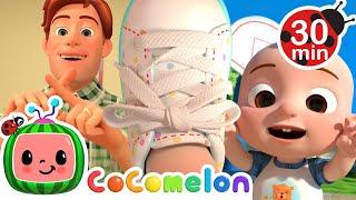 Tie Your Shoes   Cocomelon   Kids Learning Songs   Sing Along Nursery Rhymes 