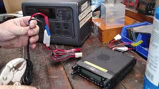 Bluetti EB55 solar generator ham radio power source.TYT-9800 ham radio.