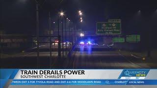 Duke Energy Train likekly hit power lines causing outage