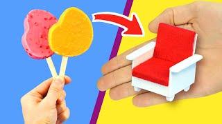 DIY Armchair furniture for dollhouse and dolls