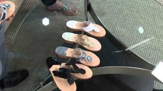 Palm Beach Leather Thong Sandals - Classic with Jane Treacy