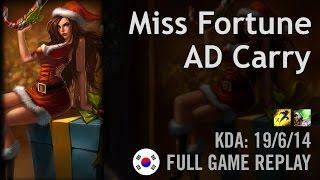 Miss Fortune AD Carry vs Lucian - Arrow - KR Challenger Path 5.24